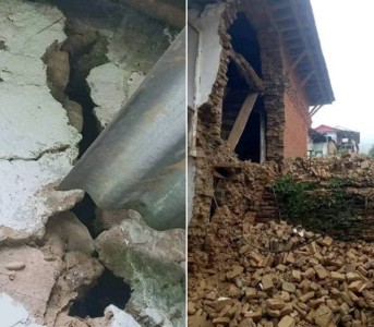 खोटाङ भूूकम्प प्रभावित क्षेत्रकाे उचित व्यवस्थापन गर्न गृहमन्त्री खाँणकाे निर्देशन